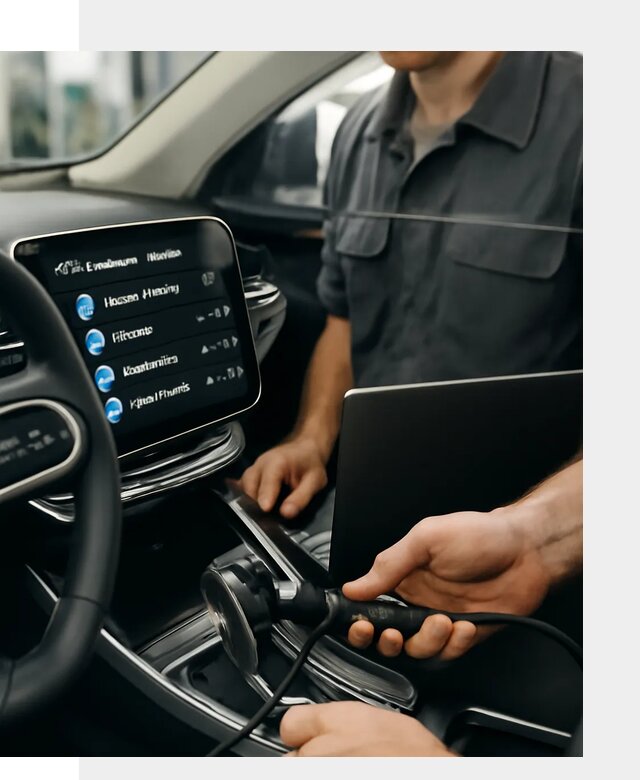 Установка приложений Geely для мультимедиа автомобиля в Барнауле