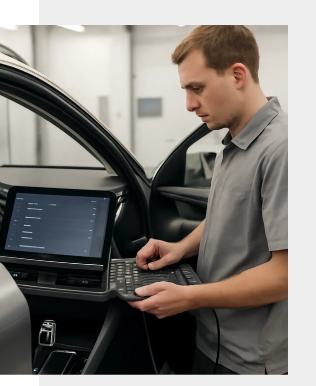 Русификация мультимедиа автомобилей Lynk Co в Барнауле
