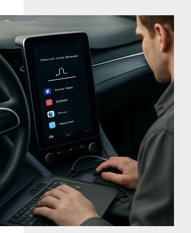 Установка приложений Lynk Co на автомобиль в Барнауле