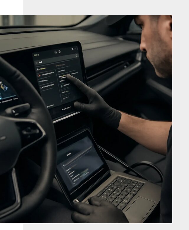 Русификация приборной панели Rising автомобиля в Барнауле